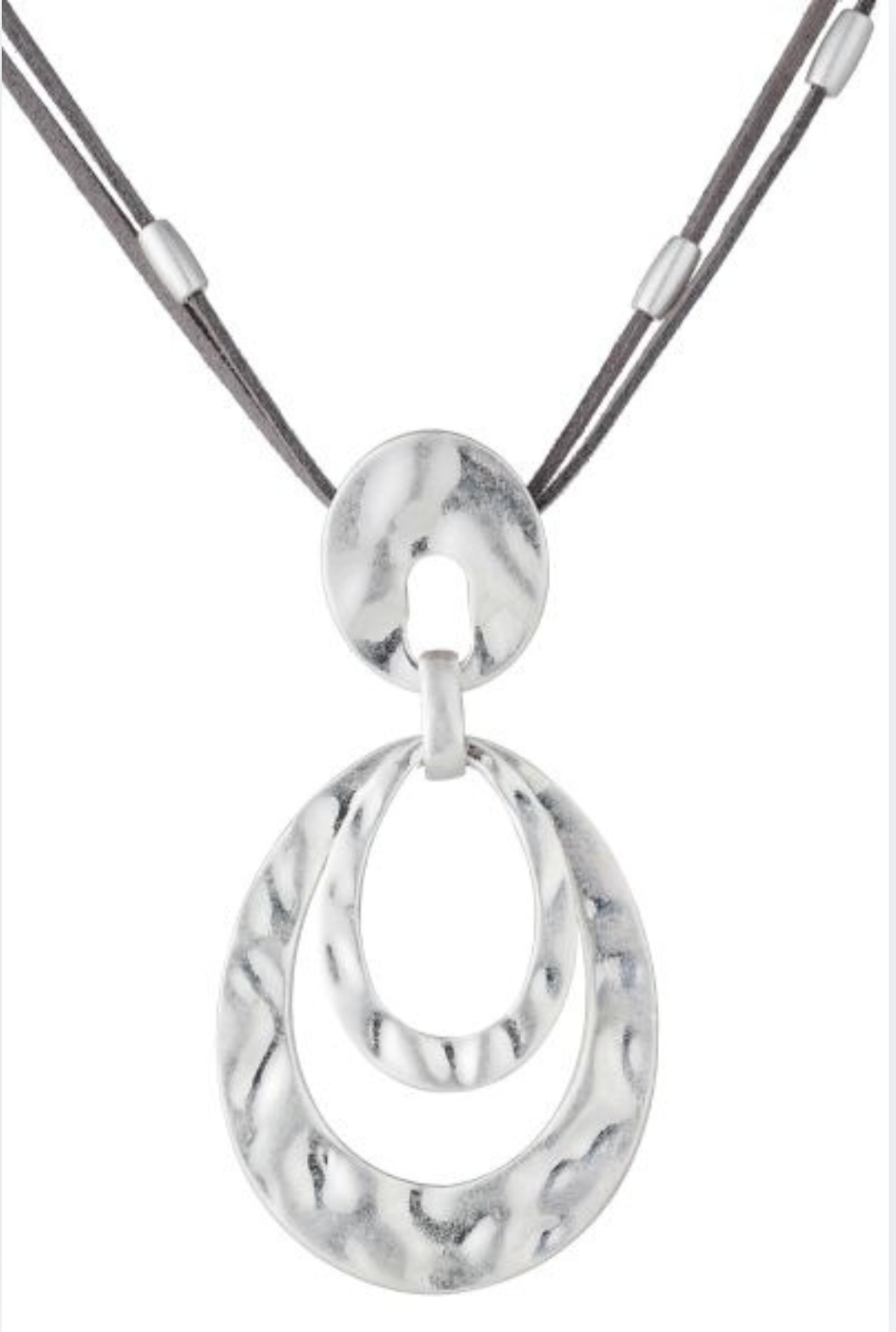 Enhance Accessories Desiree Necklace in Silver