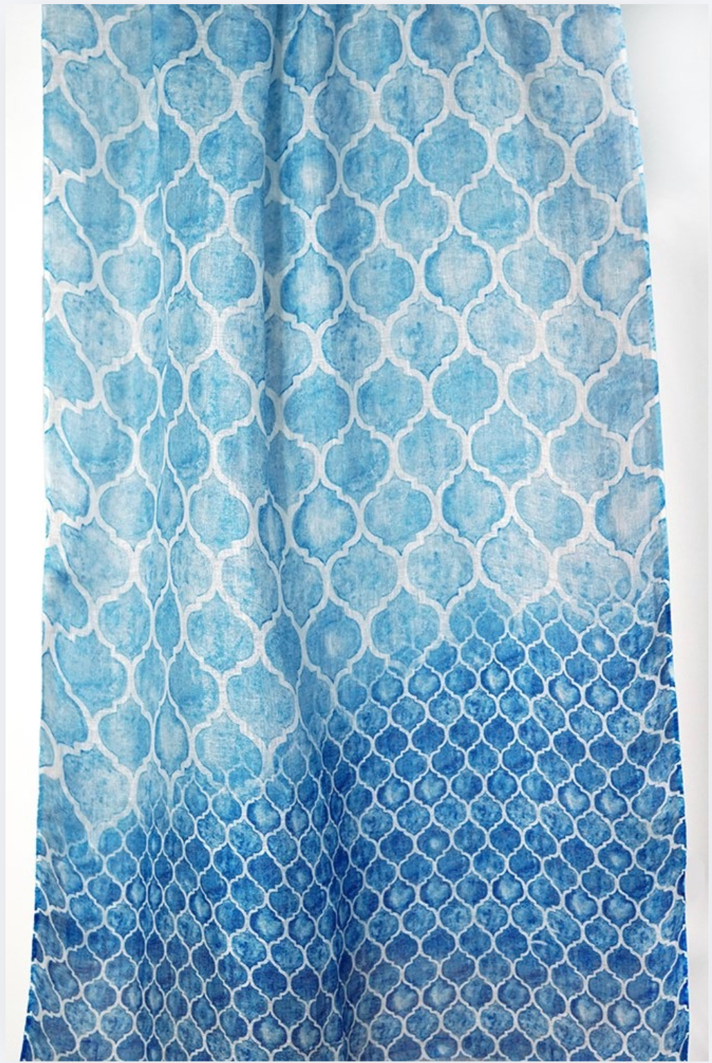 Tradition Textiles 100% Linen Tile Frieze Scarf