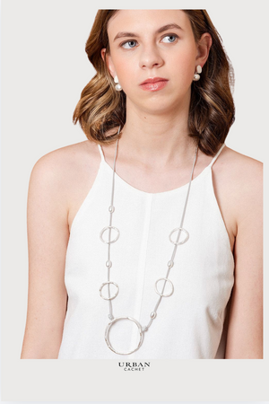 Enhance Accessories Leveque Necklace in Silver