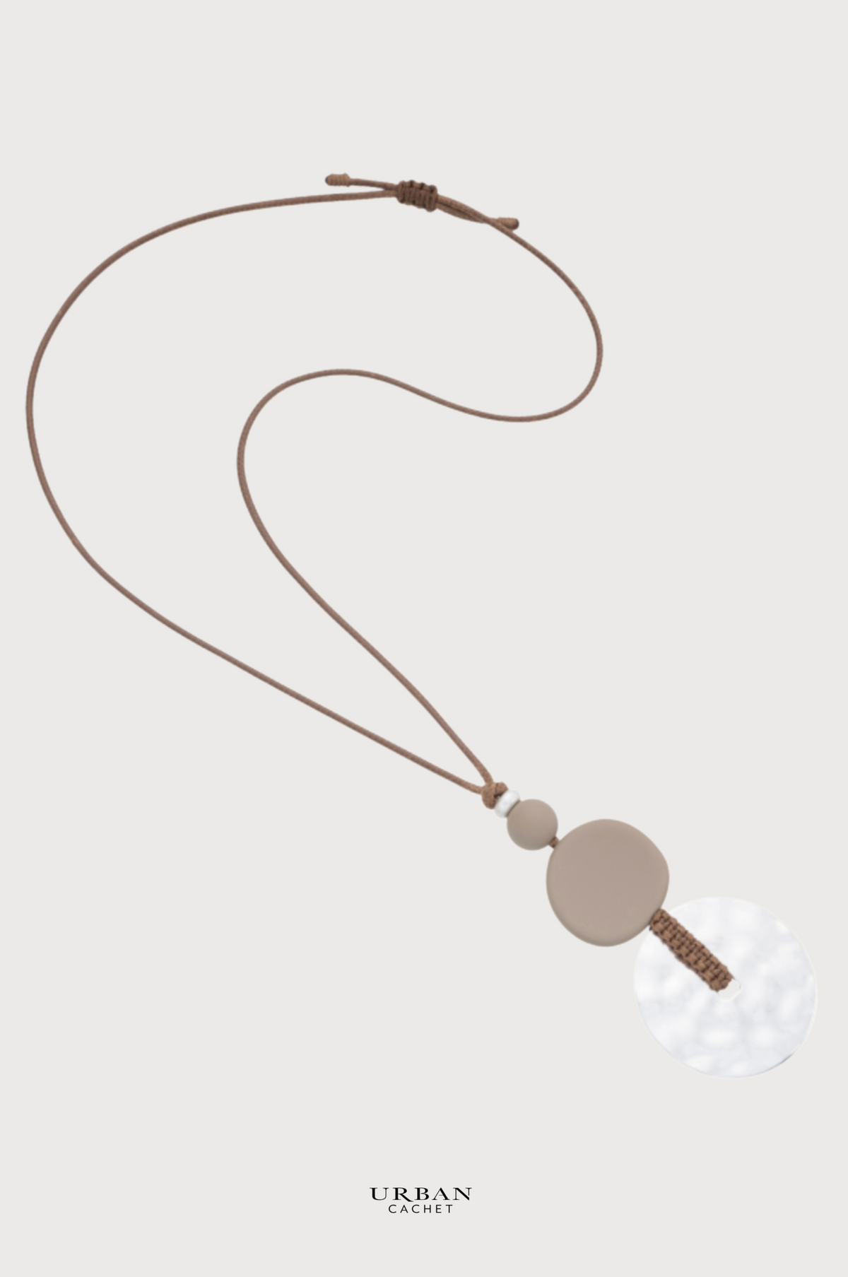 Blue Scarab Zen Necklace with Drop Stone