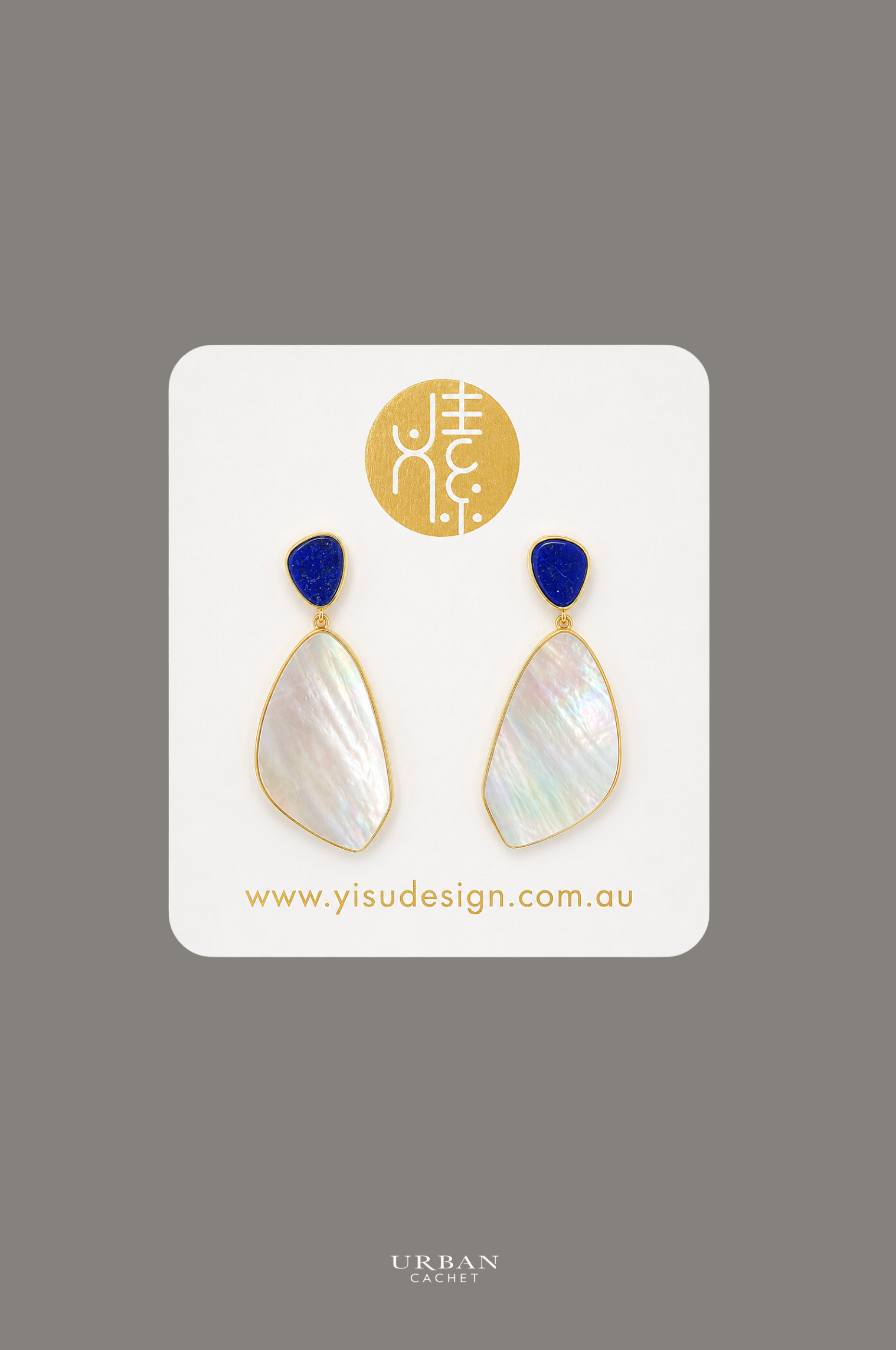 YiSu Design Tidal Shell Earrings