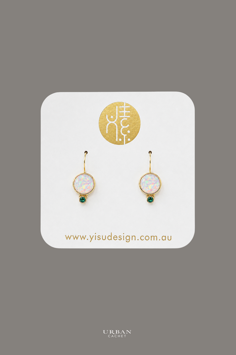 YiSu Design Lucent Opalite Earrings