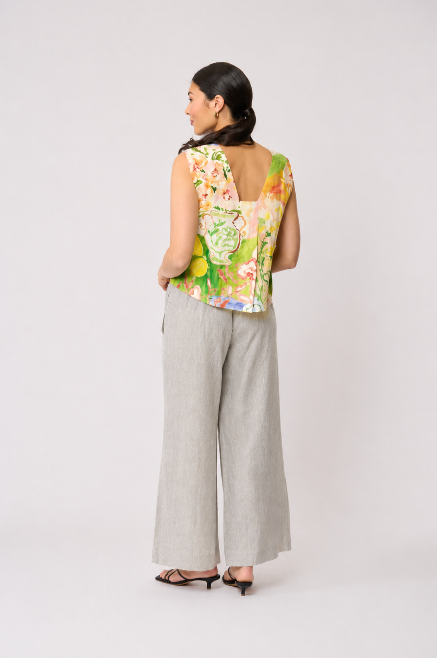Foil Together Again Pant in String