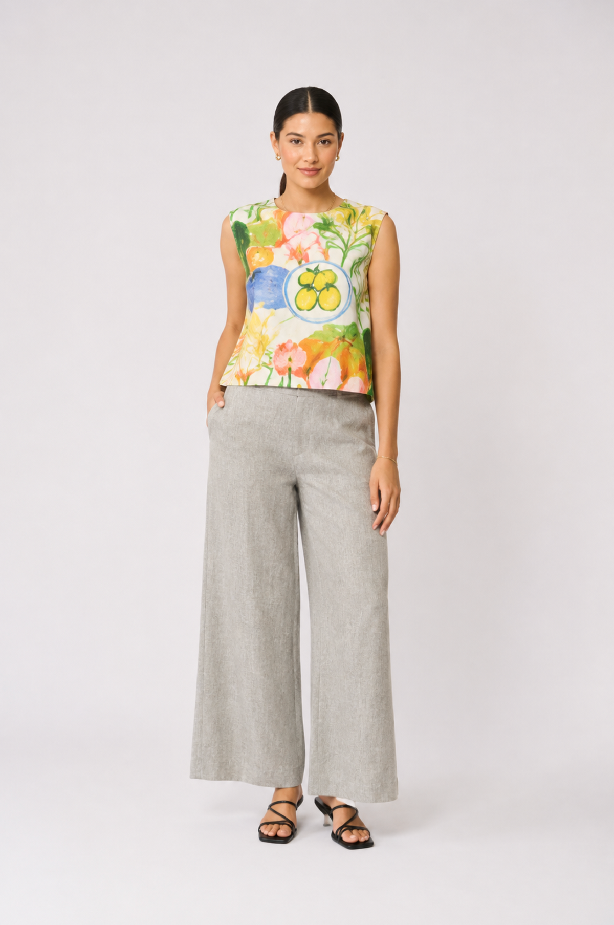 Foil Together Again Pant in String