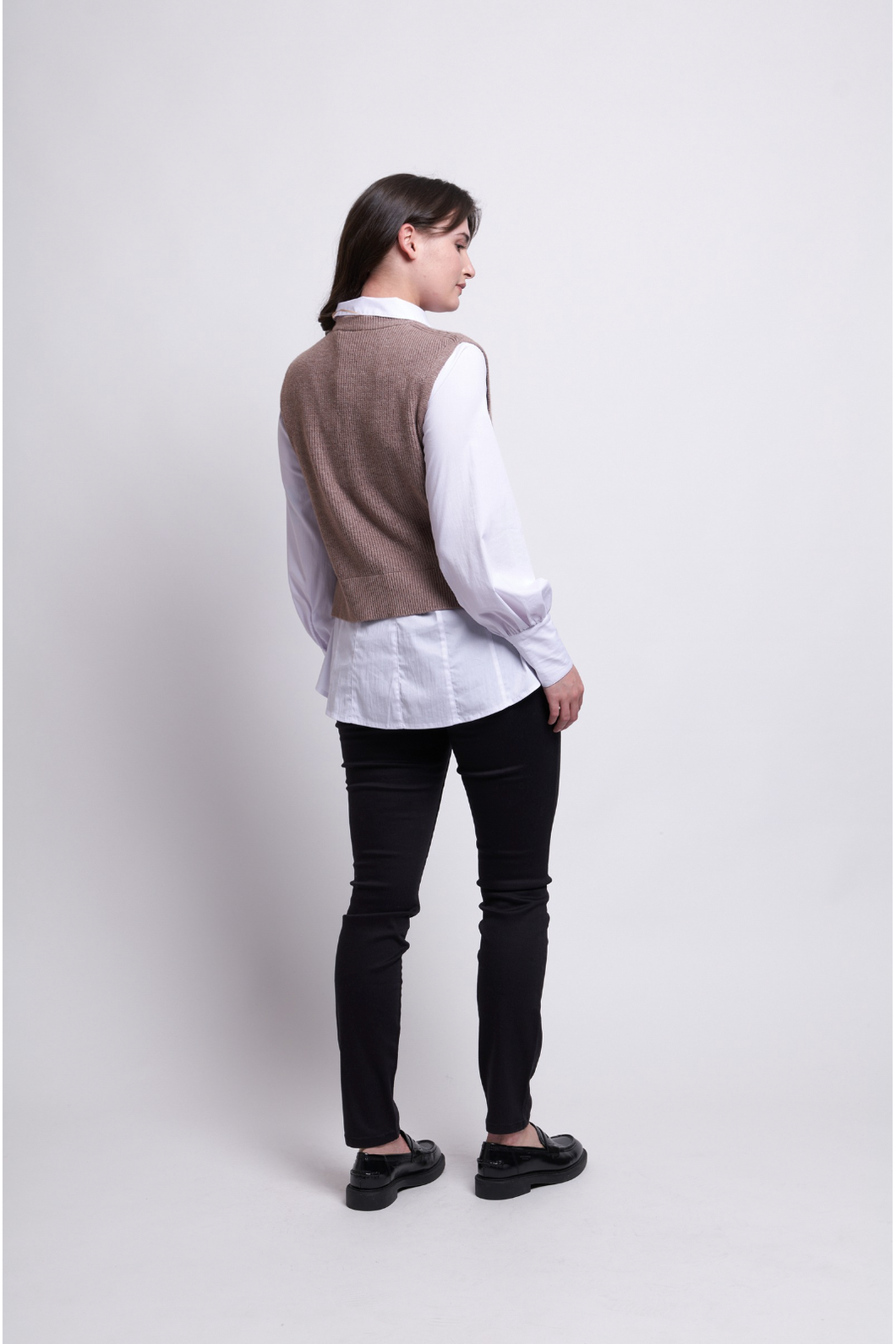 Foil Lou Lou Skinny Jean in  True Black