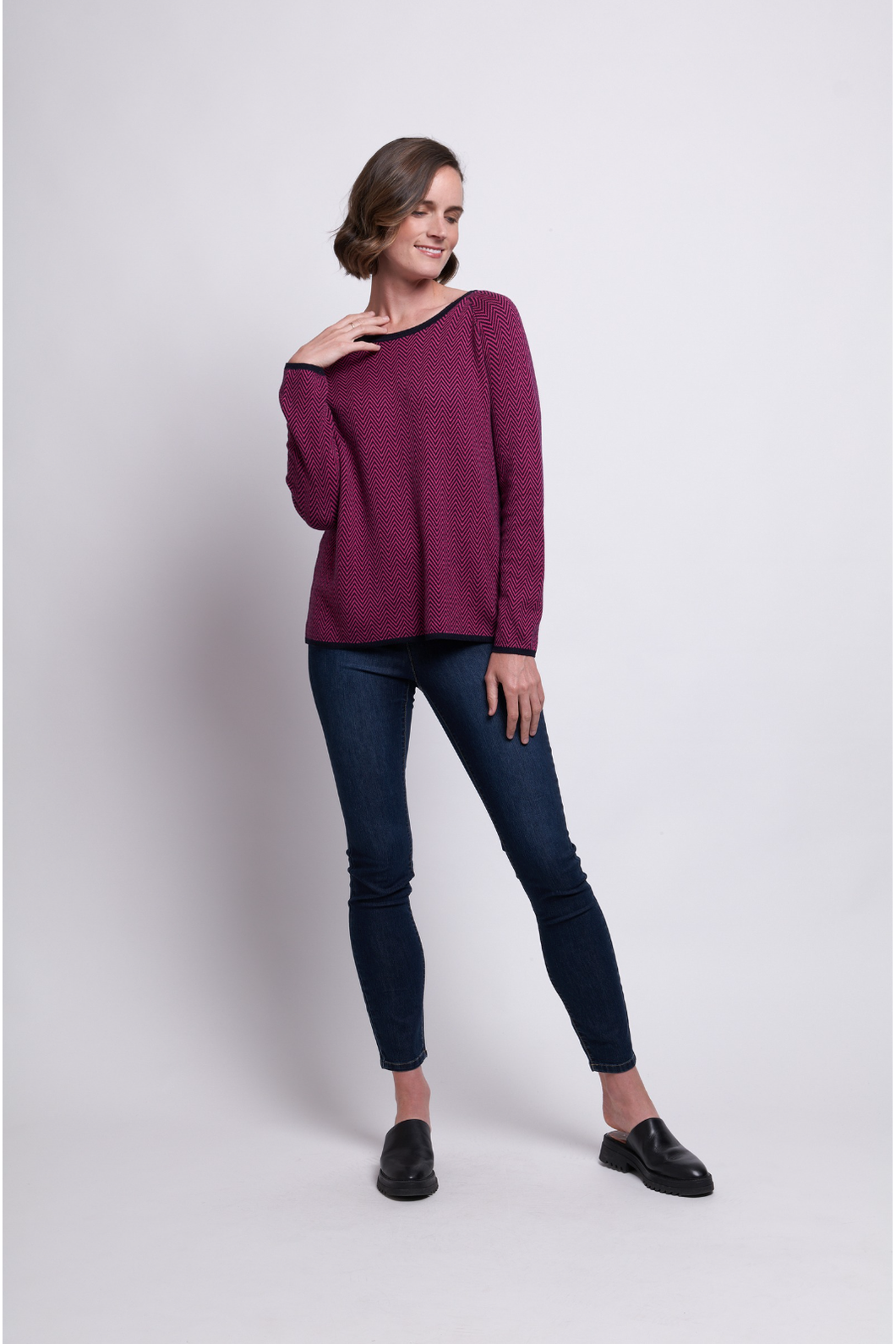 Foil Lou Lou Skinny Jean in Ink Wash