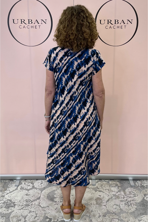 Masai Nebili Dress in Navy Peony