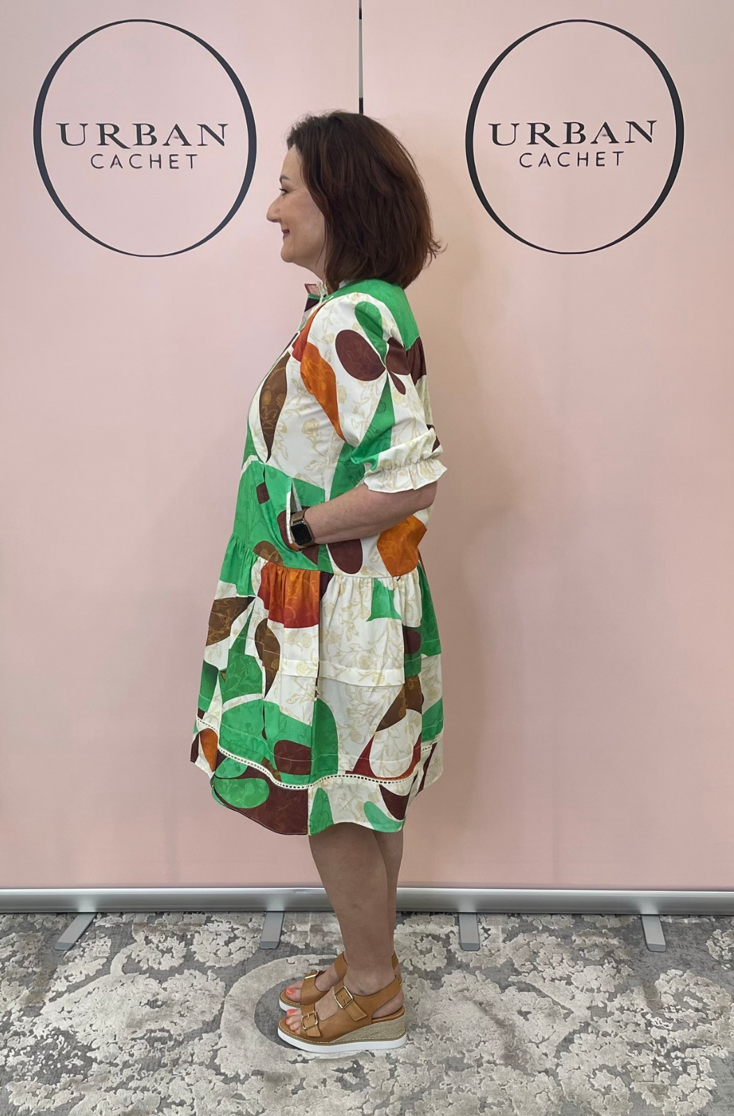 Maude Vivante Sasha Cotton Poplin Dress in Organic