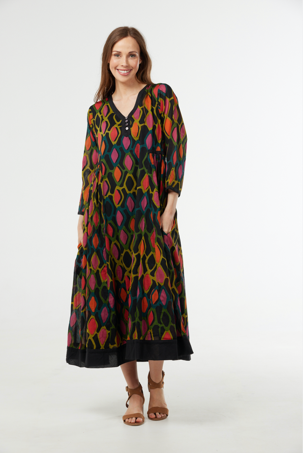 Au Hasard D'un Voyage Cotton Marrakesh Dress