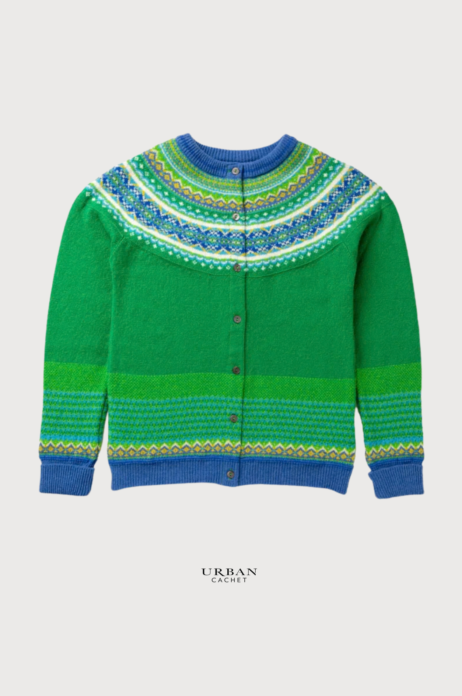 Eribe Knitwear Alpine Cardigan in Luscious