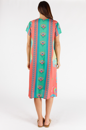 Lula Soul Columbia Swing Dress in Melon