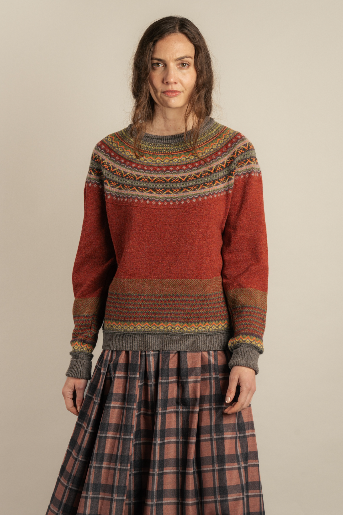 Eribe Knitwear Alpine Sweater in Copperleaf