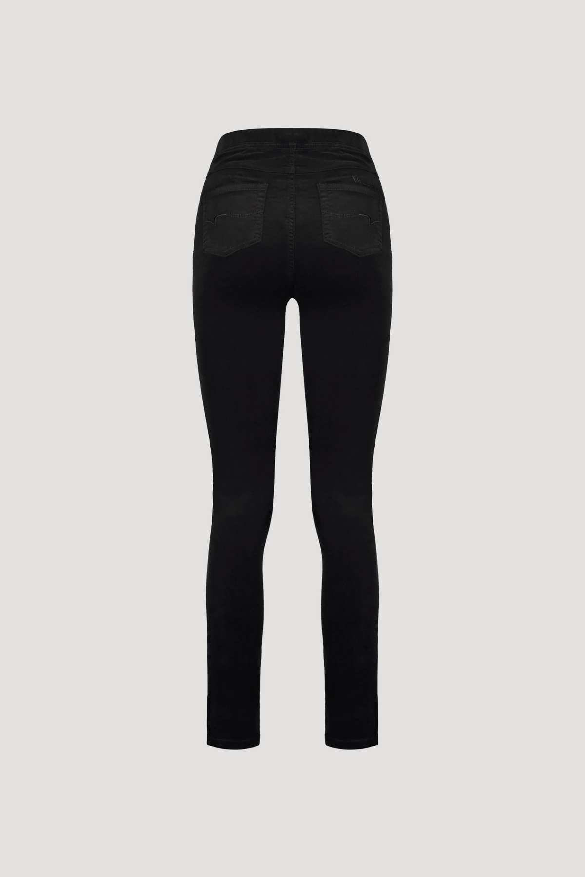 Vassalli Slim Leg Full Length Cord Pull On in Black BESTSELLERS