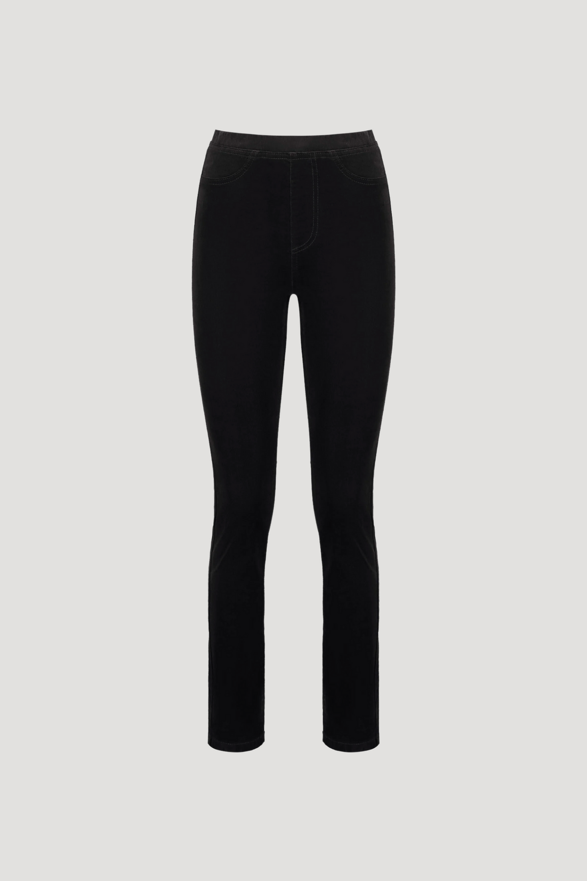 Vassalli Slim Leg Full Length Cord Pull On in Black BESTSELLERS