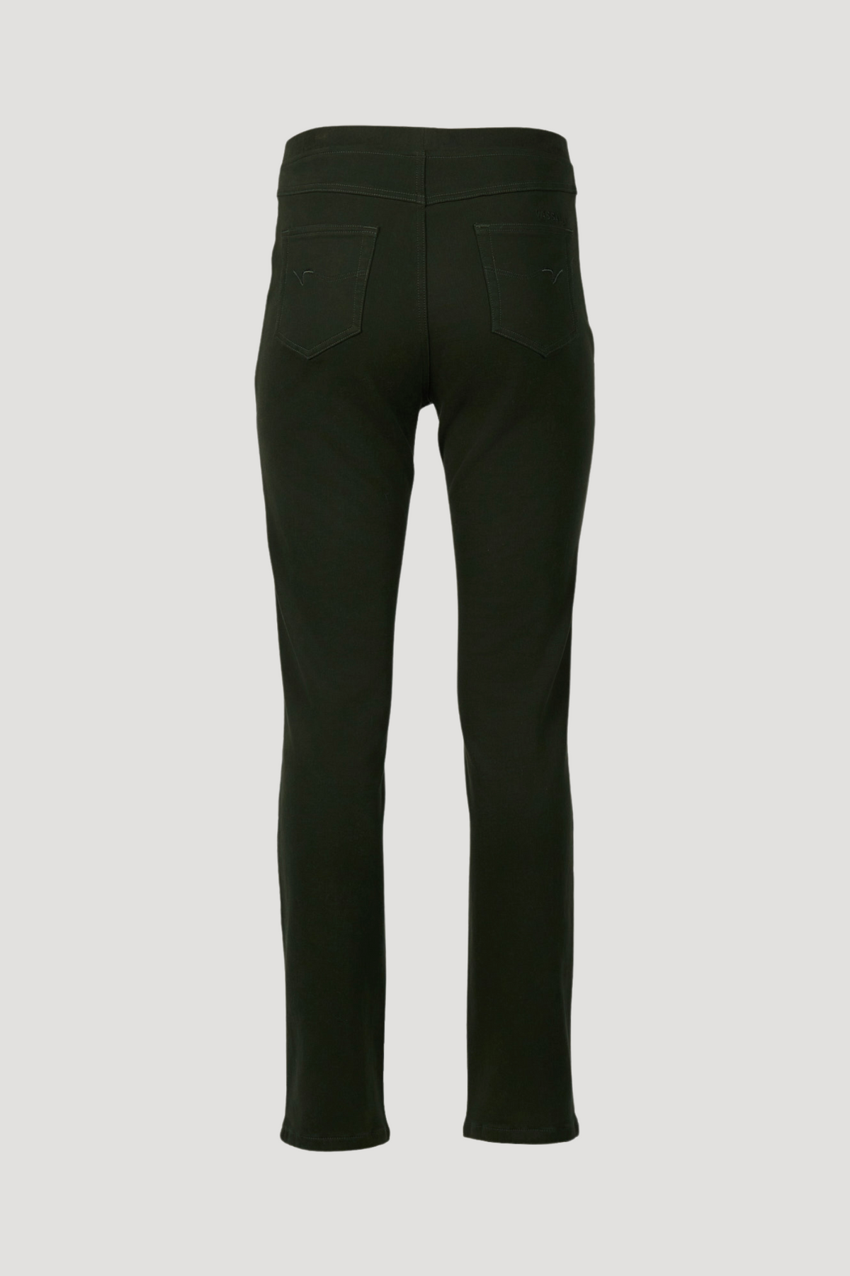 Vassalli Bay Slim Leg Full Length Knit Pull On in Forest