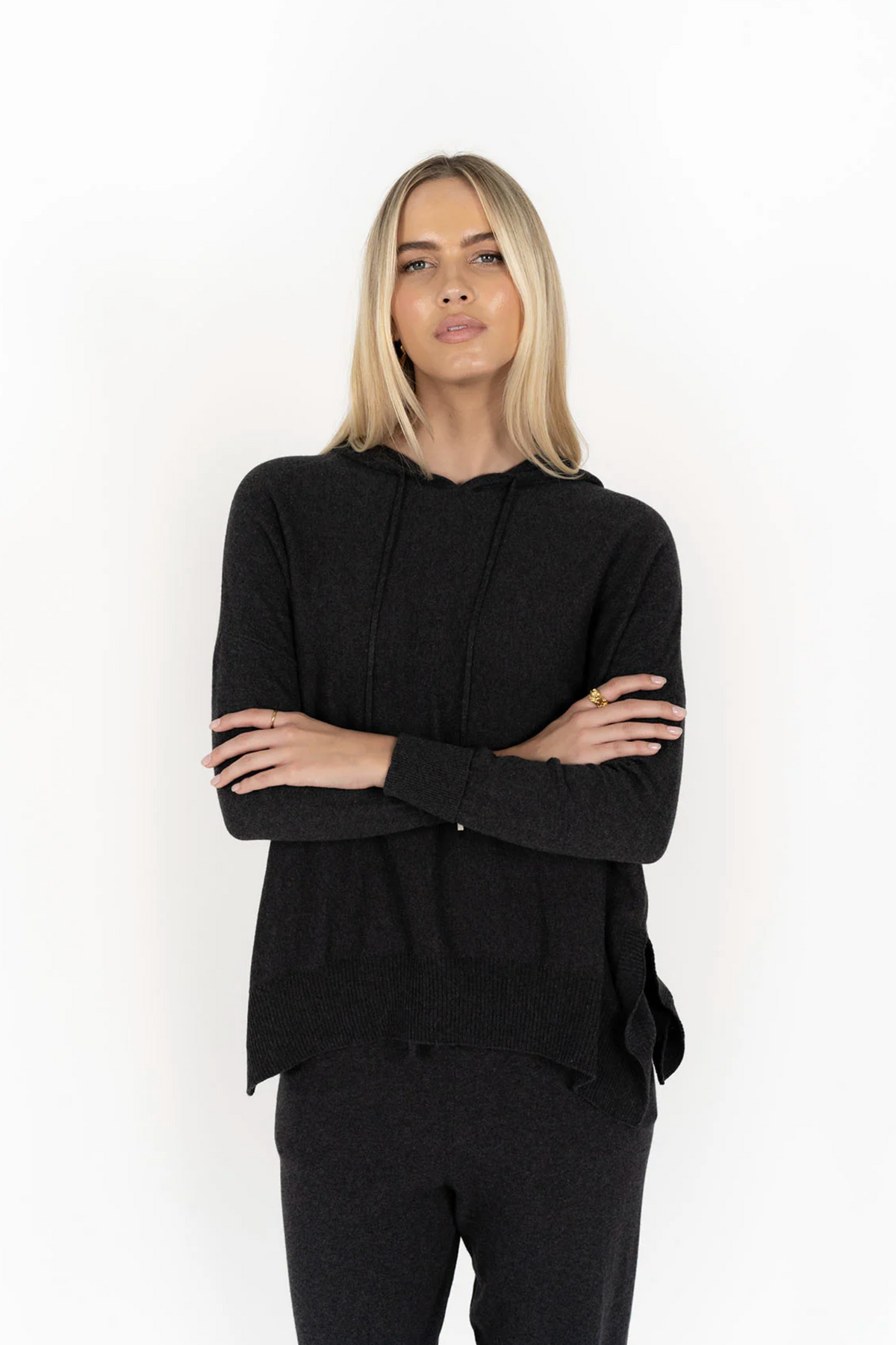 Humidity Peyton Hoodie in Charcoal