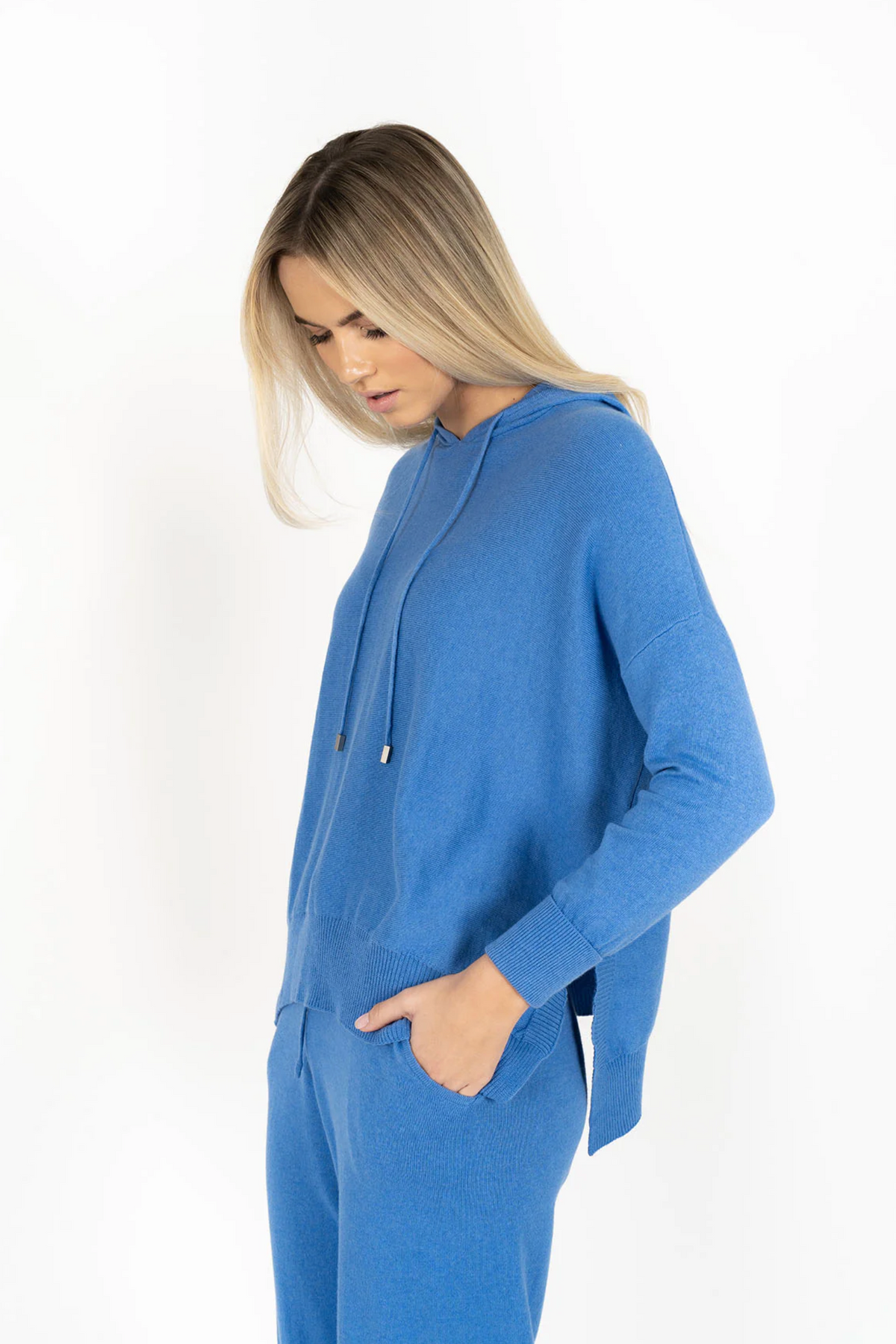 Humidity Peyton Hoodie in Blue