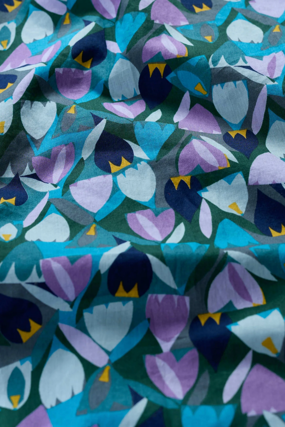 Seasalt Cornwall Fawn Dress in Crocus Collage Watson Green