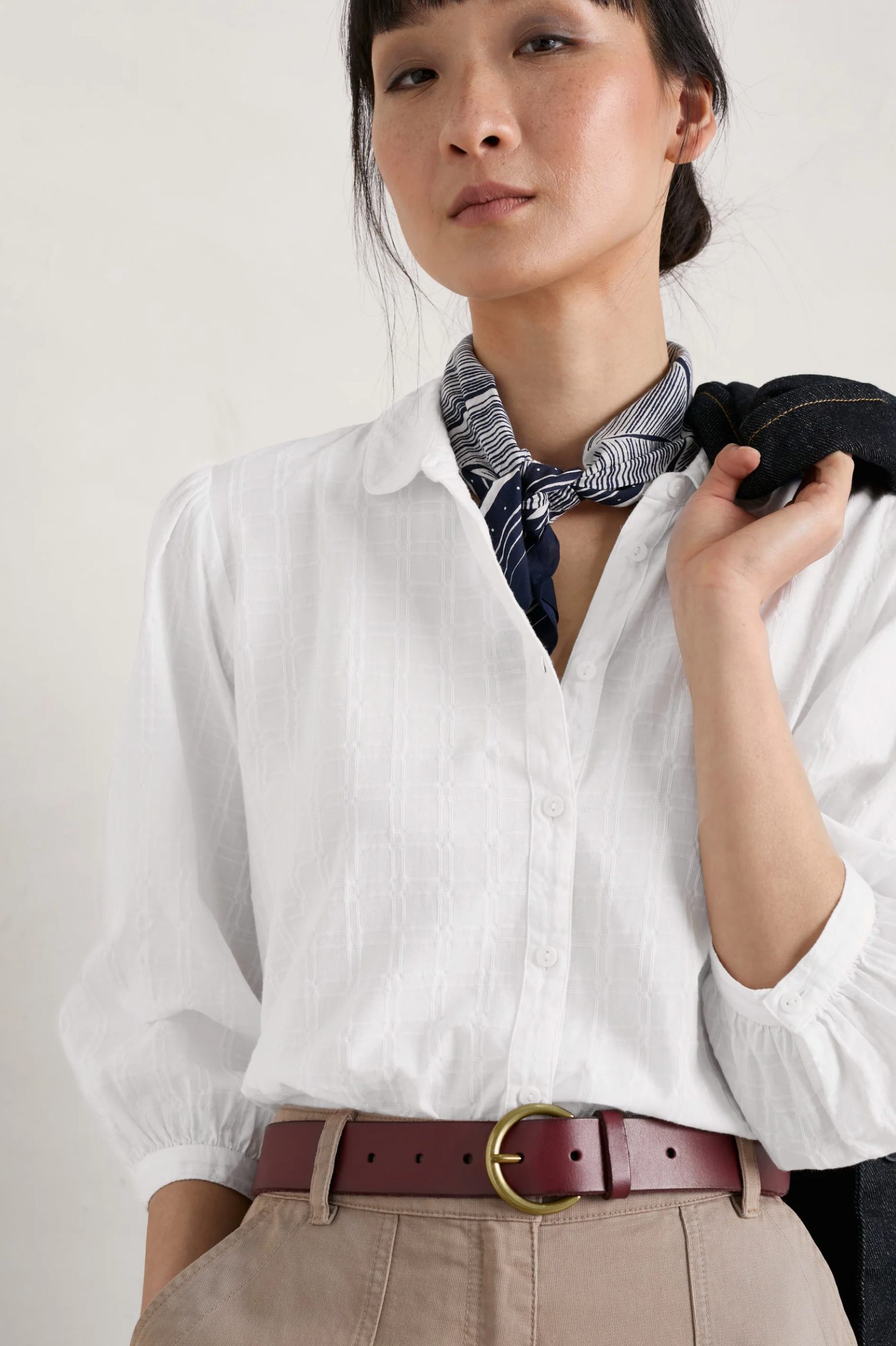 Seasalt Cornwall Hope Cottage Blouse in II Salt