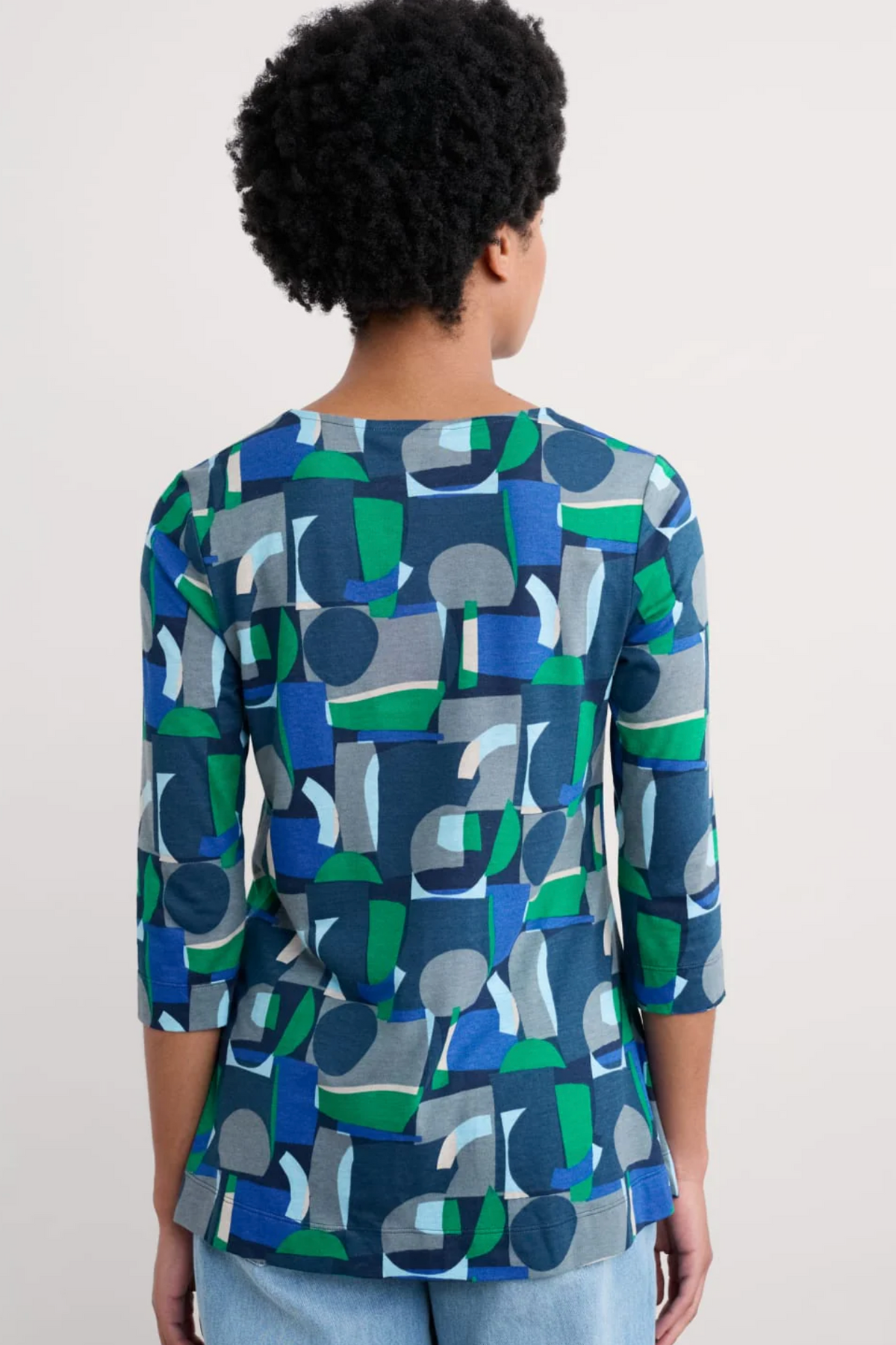 Seasalt Cornwall Drawing Book Top in Zennor Abstract Maritime