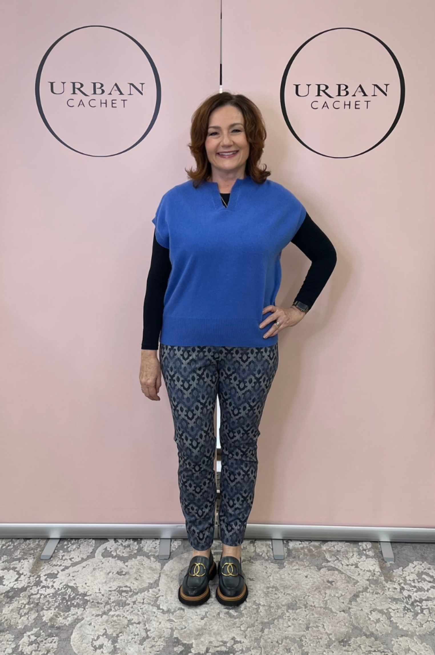 Mansted Denmark Harriet Yak Blend Vest in Sky