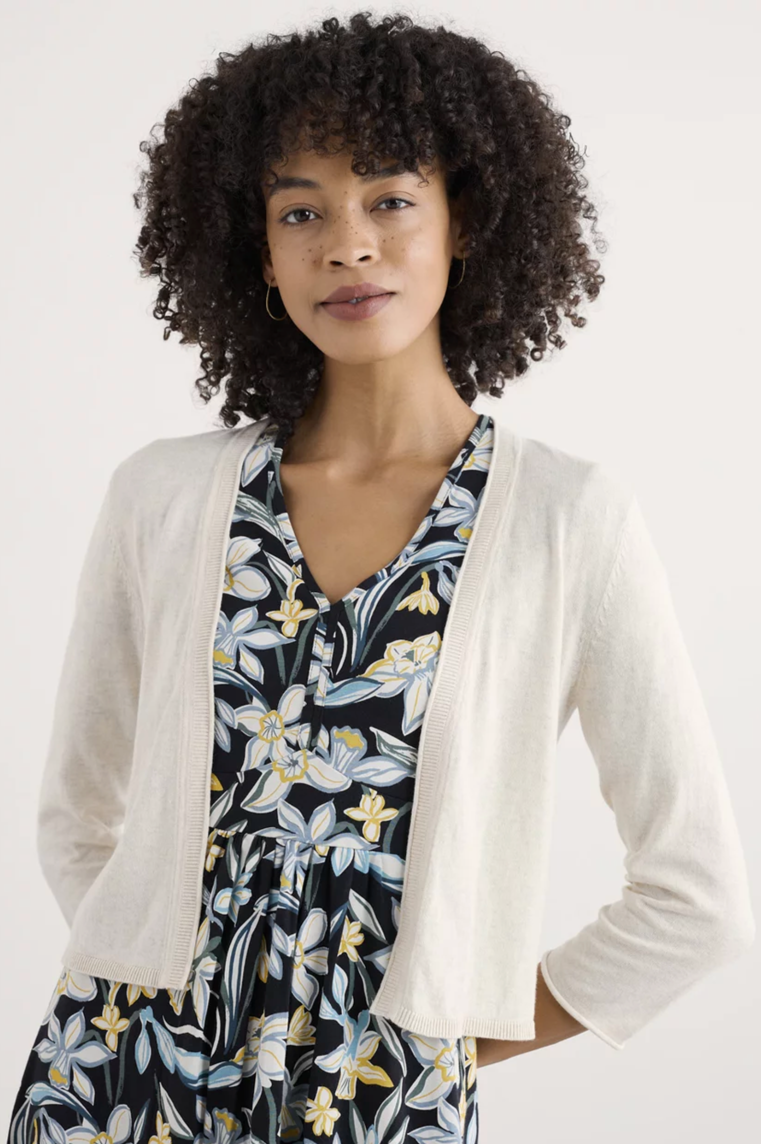 Seasalt Cornwall Vanessa Cardigan in Chalk