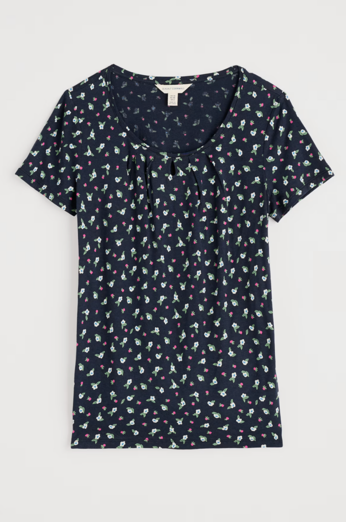 Seasalt Cornwall Appletree T-Shirt in Bud Flower Maritime