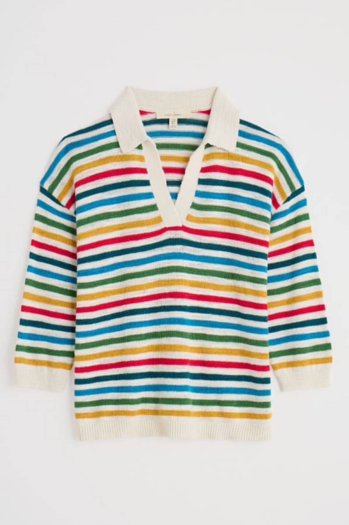 Seasalt Cornwall Gwynver Jumper In Mini Cornish Raspberry Multi