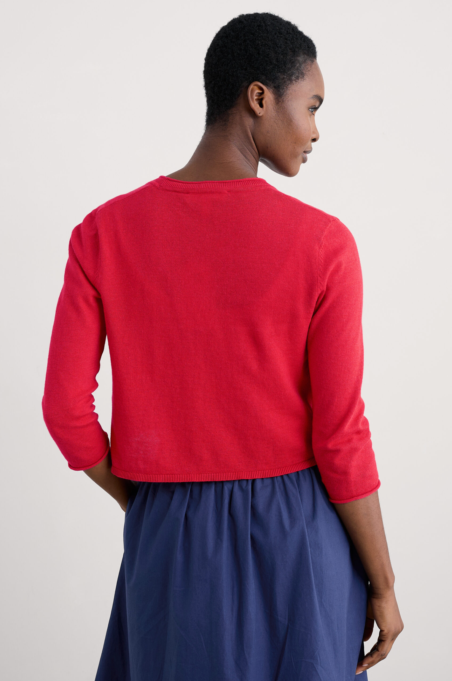 Seasalt Cornwall Vanessa Cardigan in Scarlet
