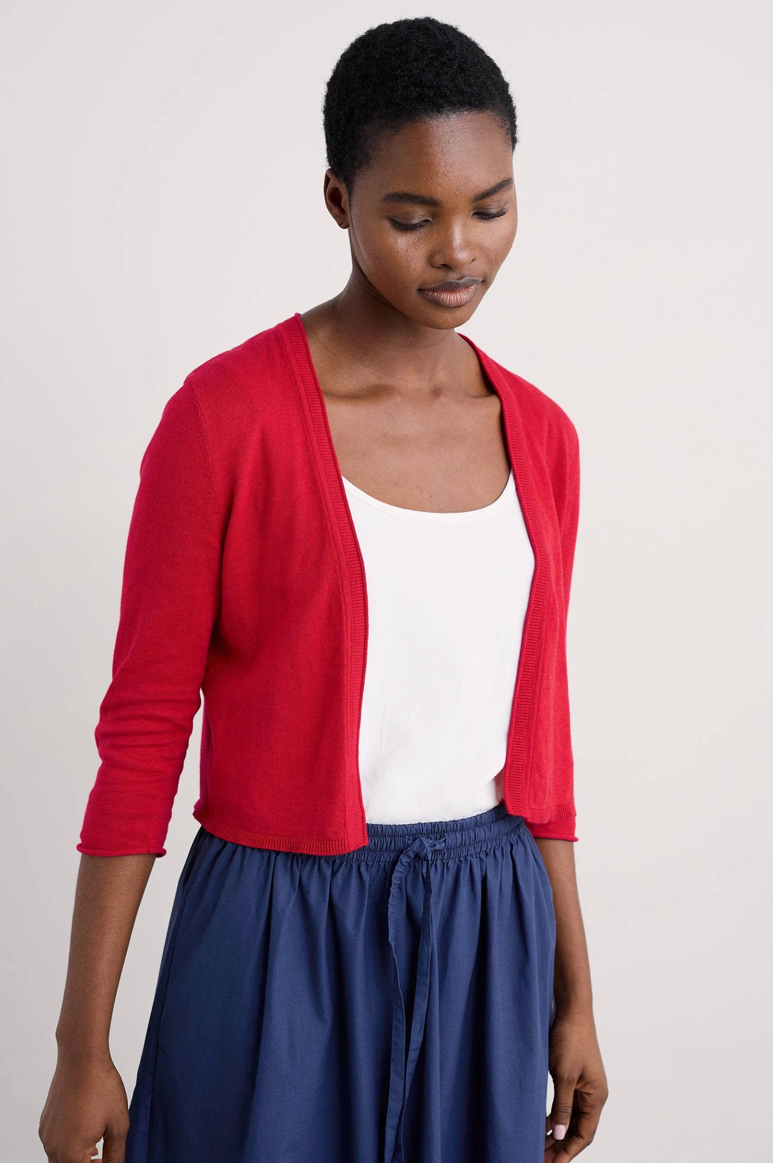 Seasalt Cornwall Vanessa Cardigan in Scarlet