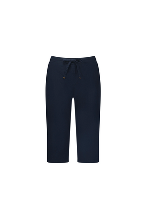 Vassalli Below Knee Skinny Leg Elastic Waist Pant in Ink