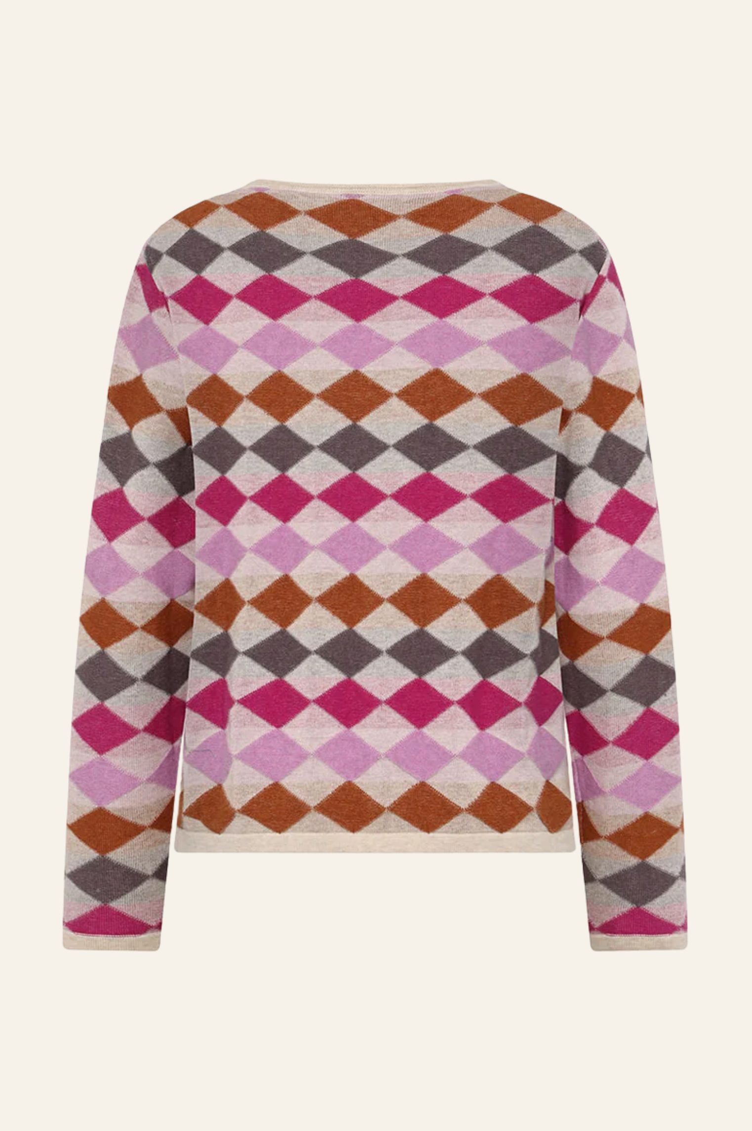 Mansted Denmark Dobbie Diamond Mini Crew in Heather