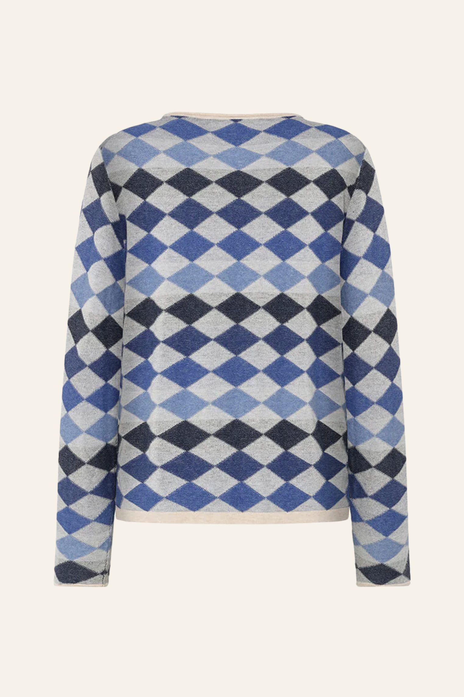 Mansted Denmark Dobbie Diamond Mini Crew in Blue