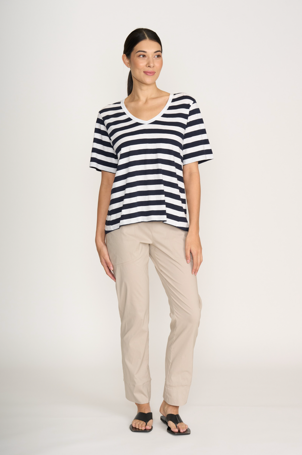 Foil Gemini Trapeze Pant in Sand