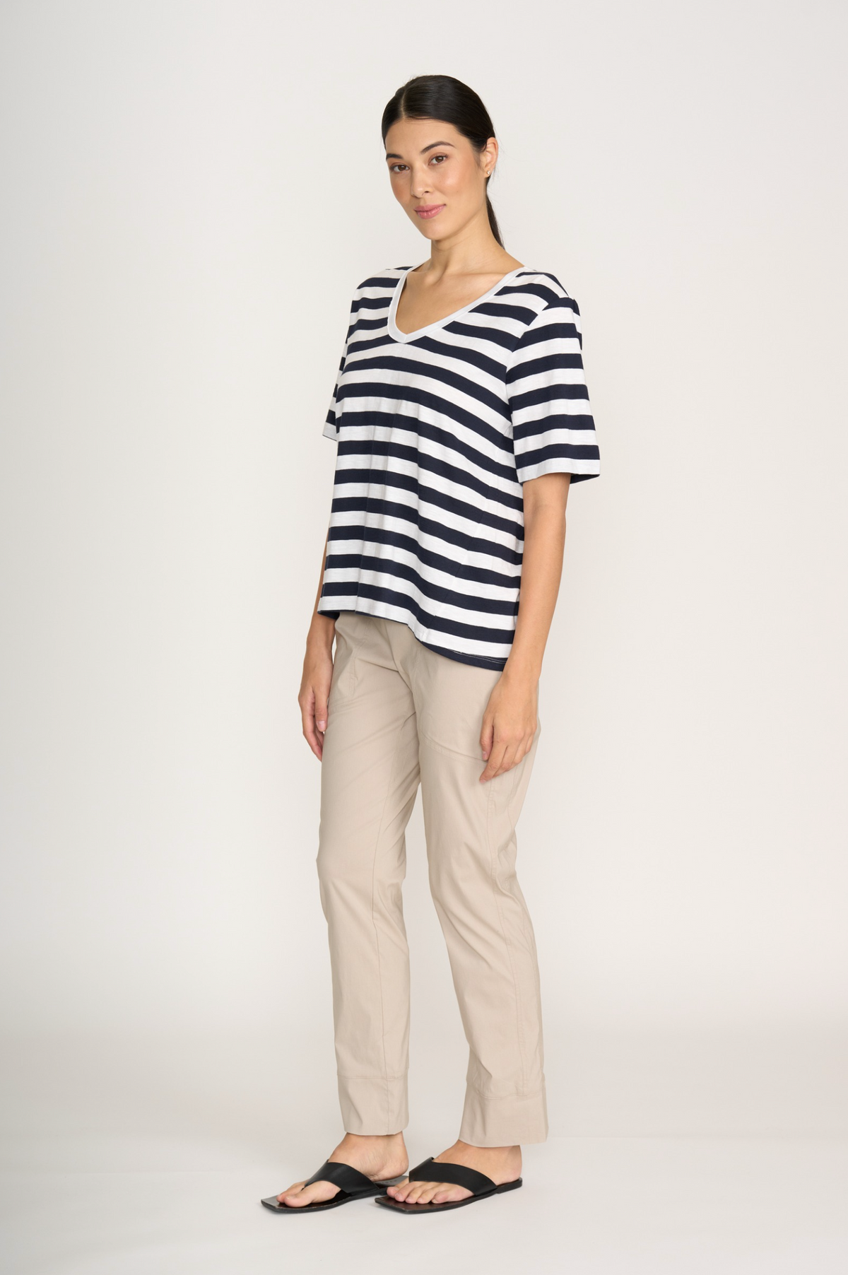 Foil Gemini Trapeze Pant in Sand