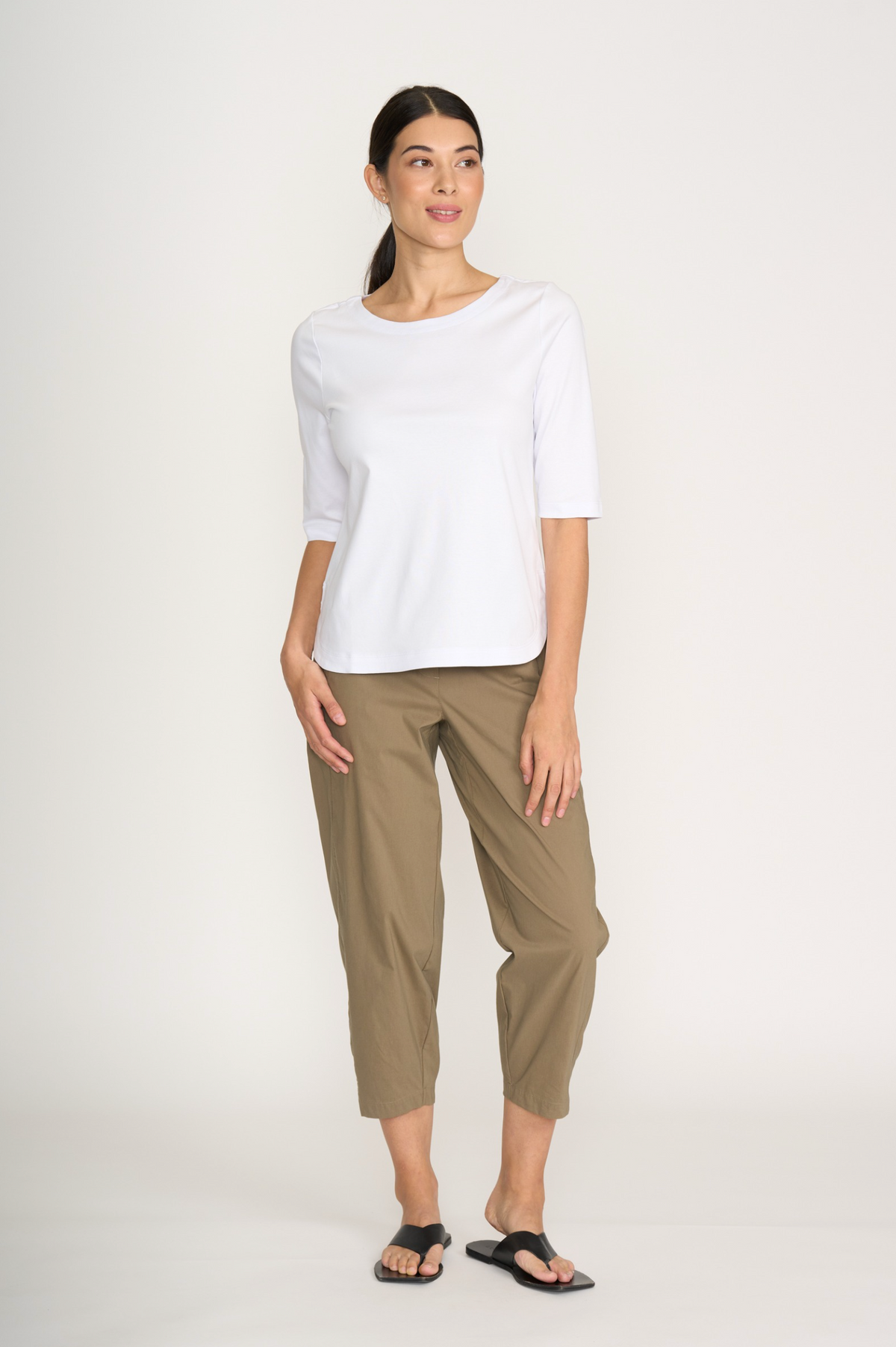 Foil Pump It Up Trapeze Pant in Dune