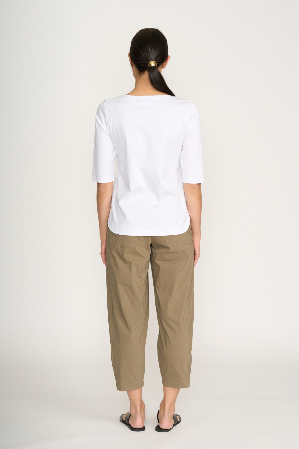 Foil Pump It Up Trapeze Pant in Dune