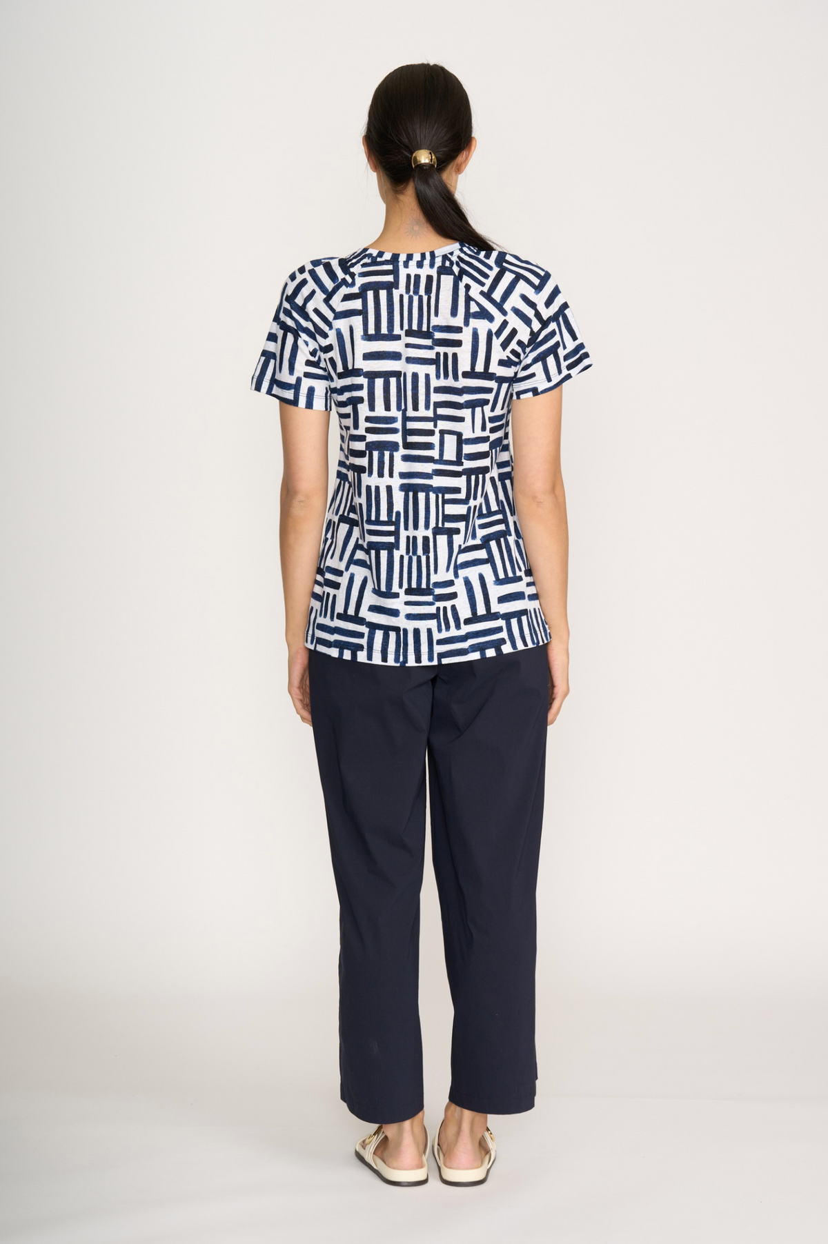 Foil Broad Horizons Trapeze Pant in True Navy