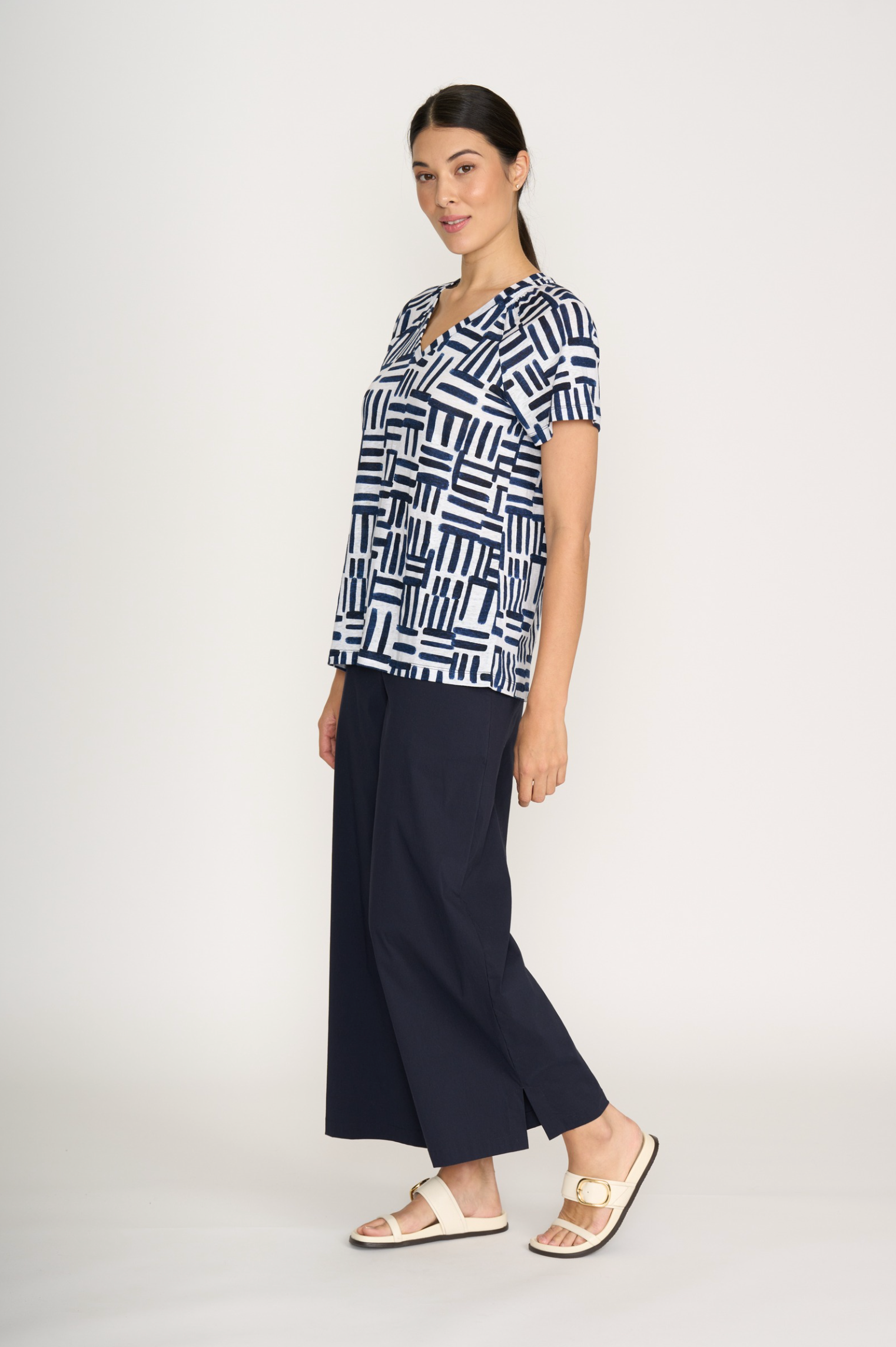 Foil Broad Horizons Trapeze Pant in True Navy