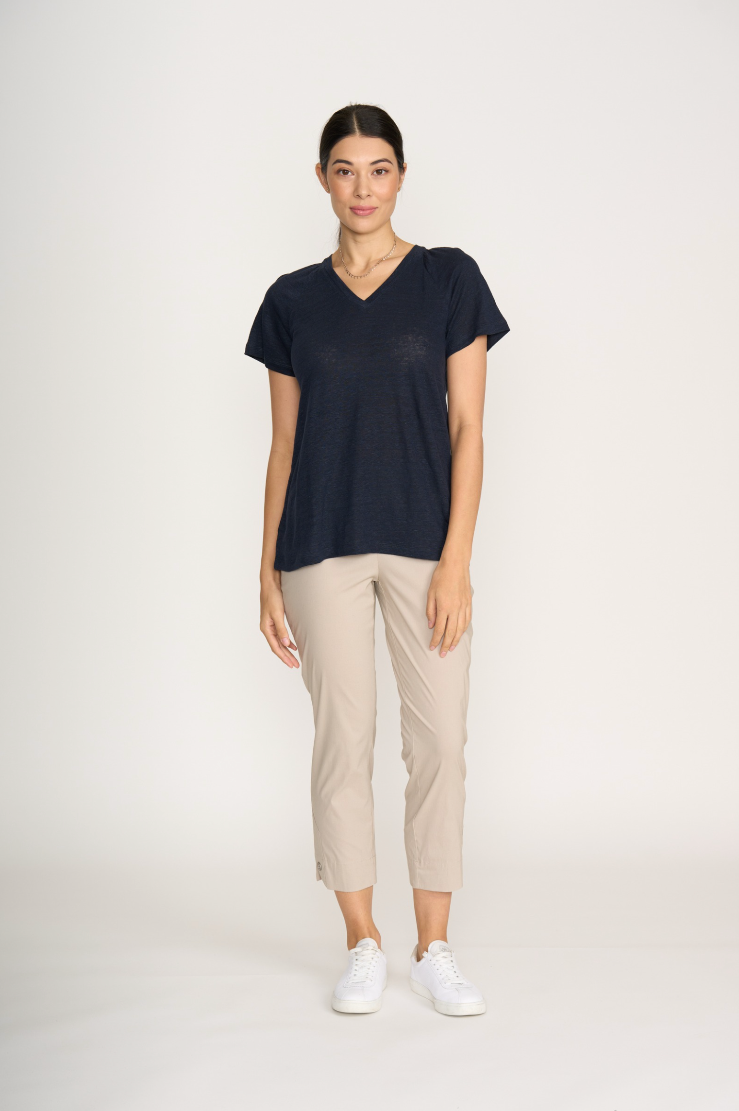 Foil Finish Line Trapeze Pant in Sand