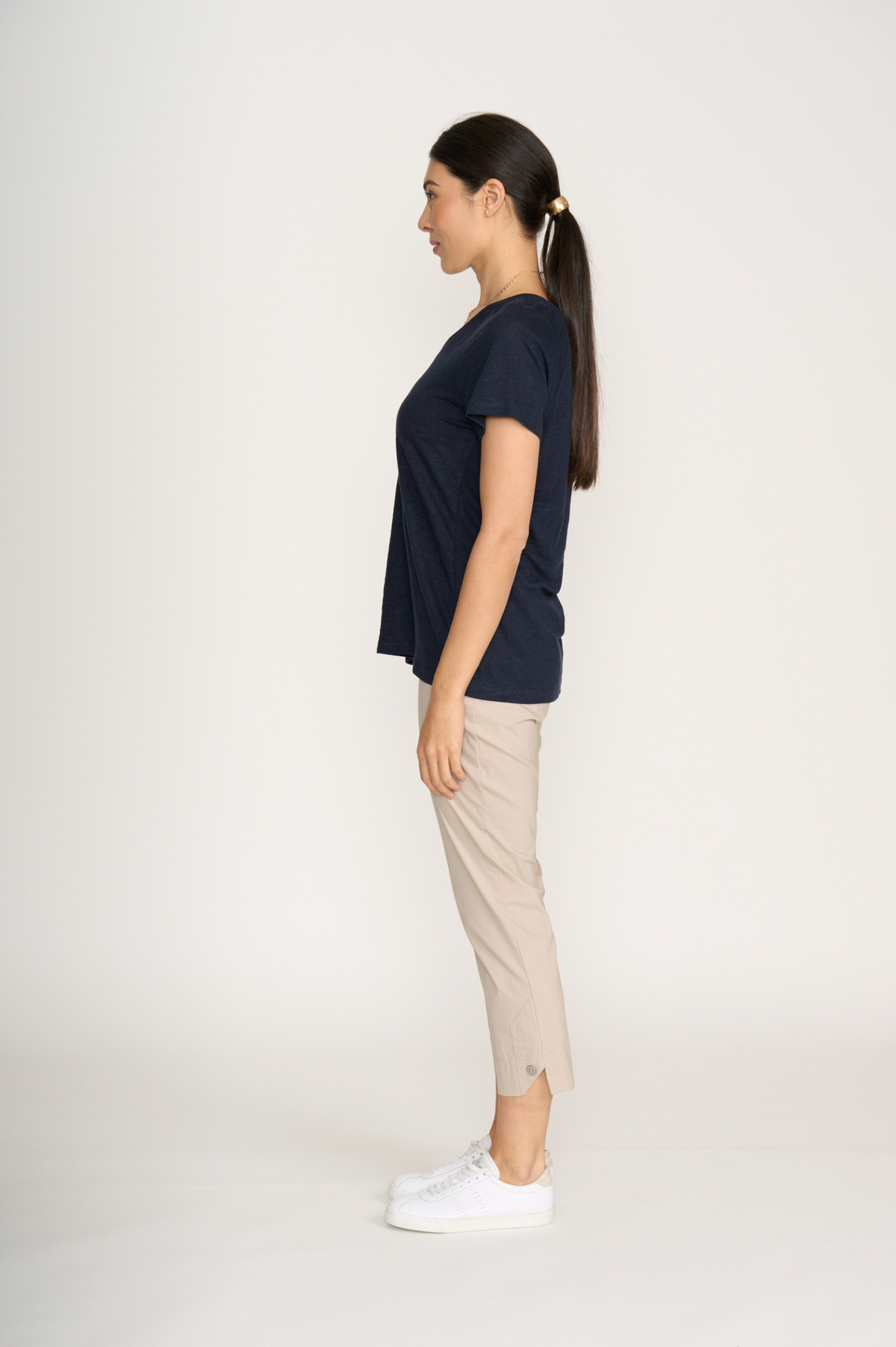 Foil Finish Line Trapeze Pant in Sand