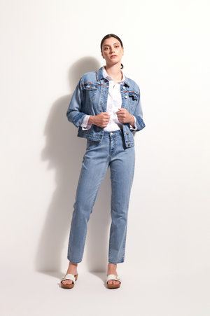 Foil That's In-Threadable Jacket in Blue Wash