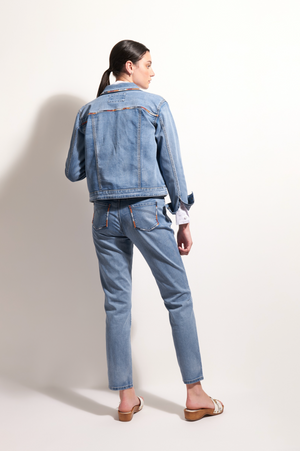 Foil That's In-Threadable Jacket in Blue Wash