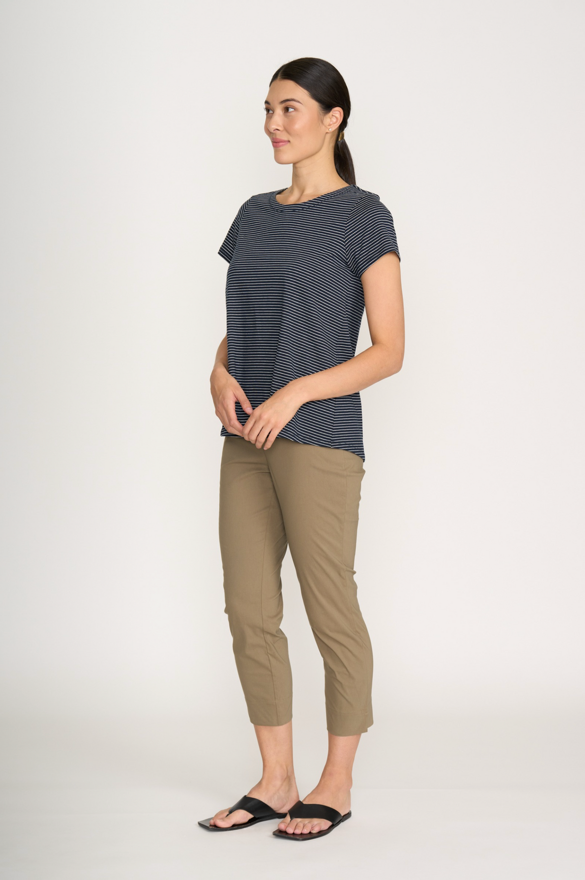 Foil Finish Line Trapeze Pant in Dune