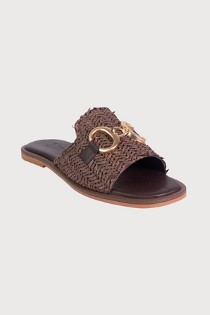 Hinako Acacia Sandal in Cocoa
