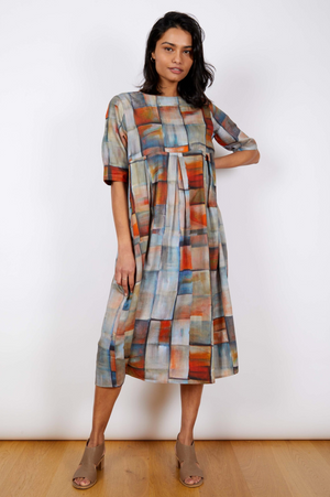 JJ Sisters Studio Mosaic Dress in Urban Mosaic