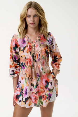 oneseason Poppy Top in Soller Cotton Multi