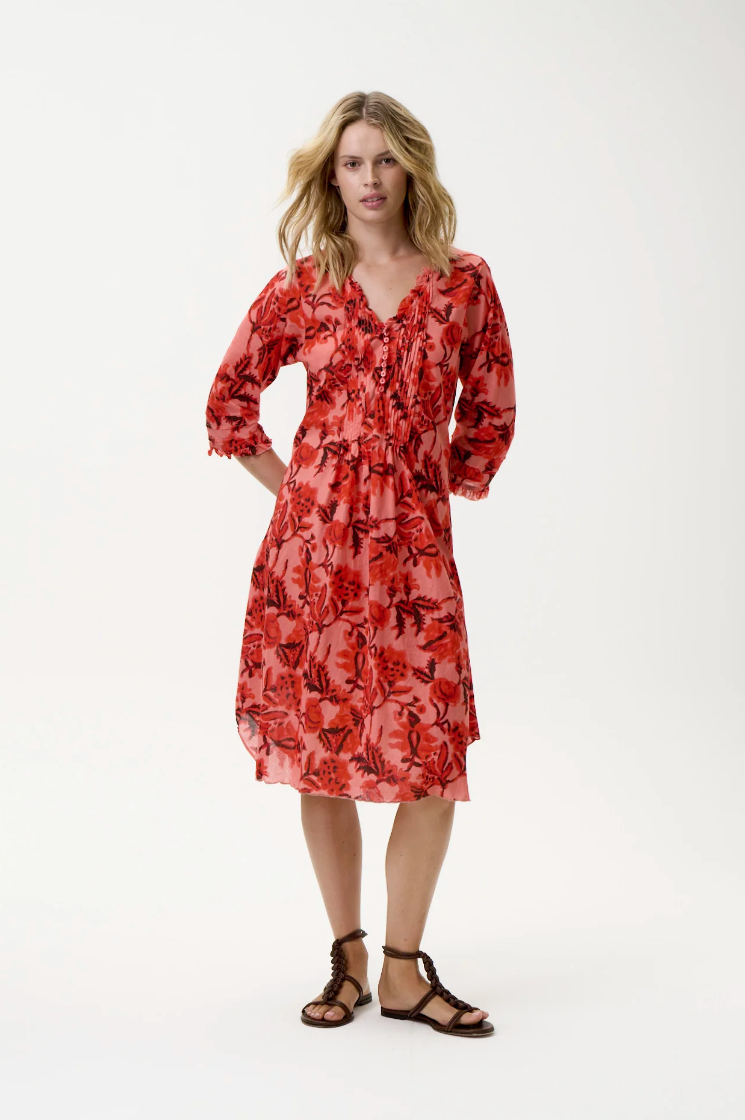 oneseason Middy Poppy Ibiza Cotton in Coral