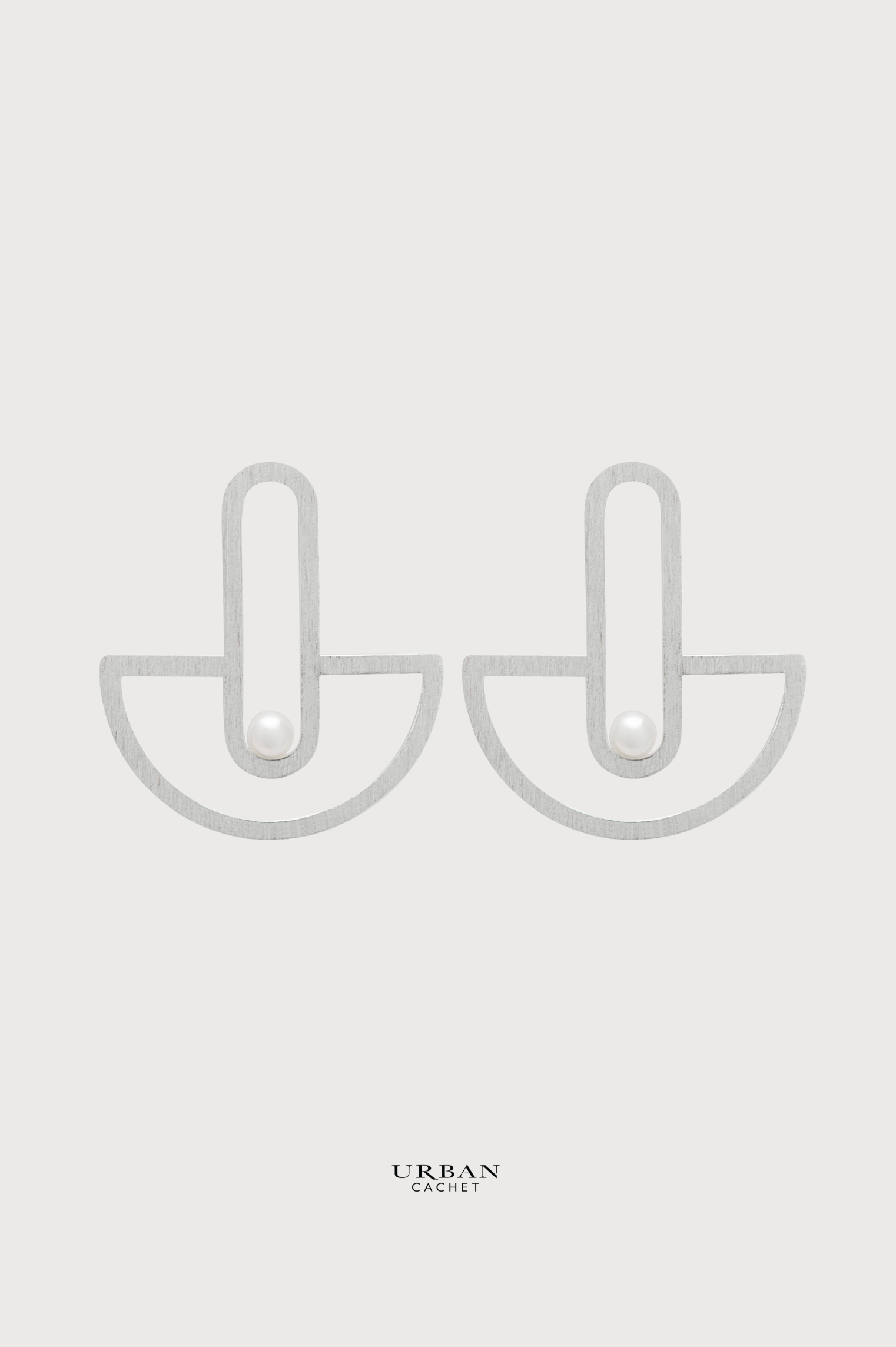 YiSu Design Interconnected Earrings in Silver