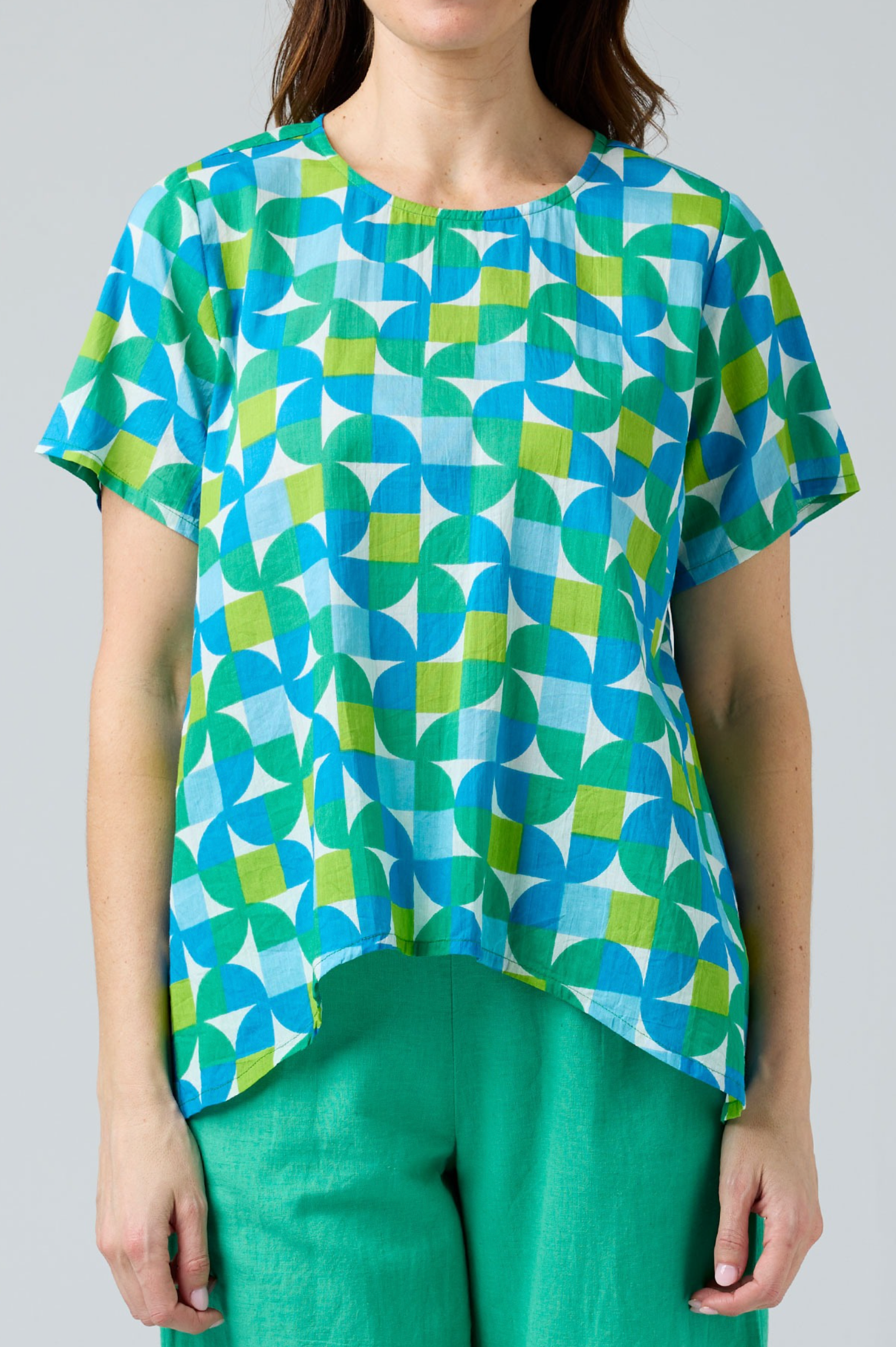 CAKE Zimmi Top in Square Circle